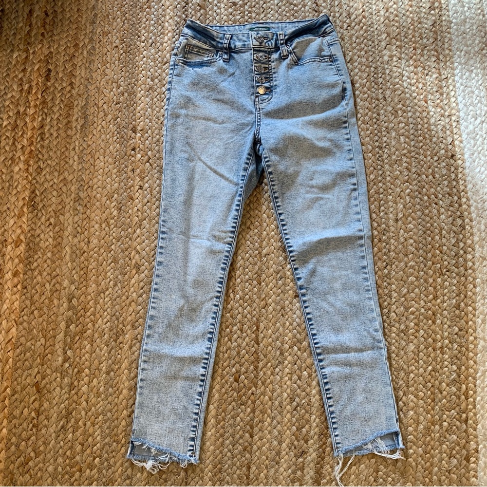 wild fable | High-Rise Acid Wash Button-Fly Jeans | 2